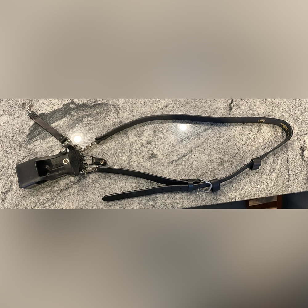 Boston Leather Firefighter Radio Strap